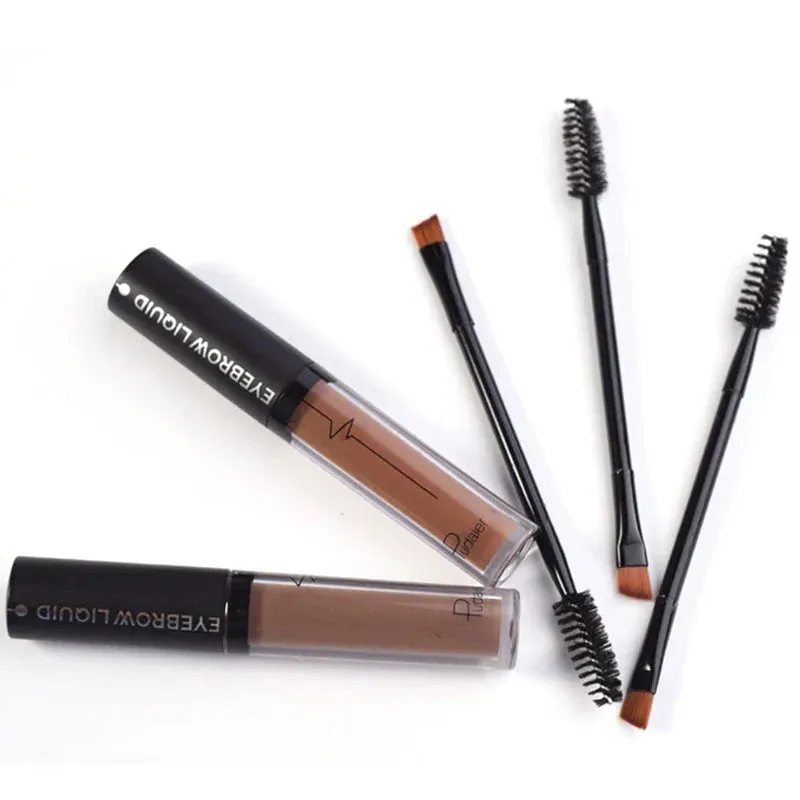 Toleet Christmas Thanksgiving gifts Winter Makeup Ideas Long Lasting Pigment Black Brown Waterproof with Brush Eye Brow Tint Tattoo Mascara Wunder Eyebrow Enhencers Cosmetics